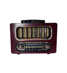 Kbroad full band radyo ahşap tasarım fm/am/sw/usb/tf destekli şarj edilebilir bluetooth hoparlör - H3M