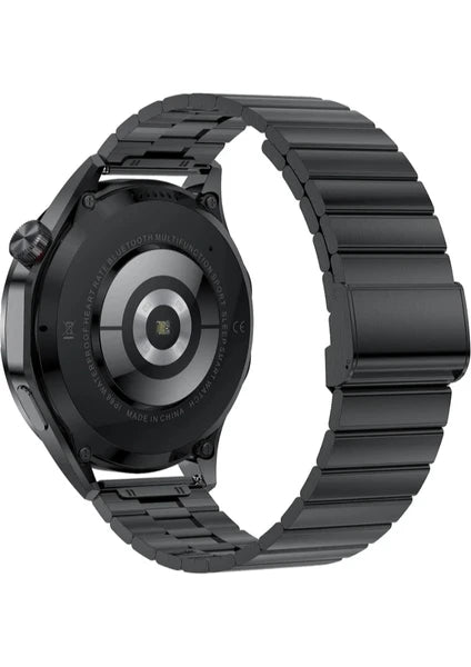 GT4 Max Premium Klasik Erkek Akıllı Saat Amoled Ekranlı Sesli Görüşme Yapan NFC,GPS,Spor Takibi,Rehber Kaydı Android&iOS İphone Huawei Xiaomi Uyumlu Kol Saati - A3J