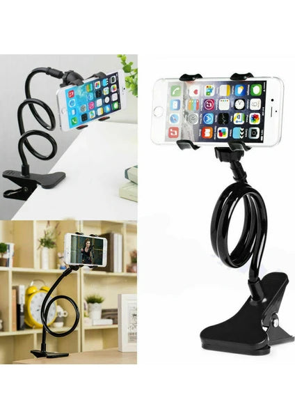 Akrobat 360 derece makaslı esnek telefon tutucu