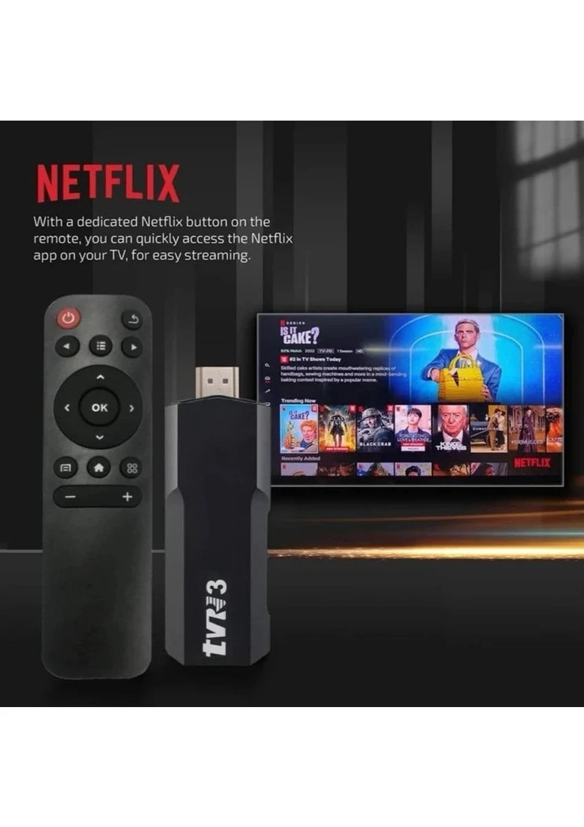 Android TV Stick 4K Ultra HD – Televizyonunuzda Sınırsız Eğlence Deneyimi hdmi android ekran yansıtıcı kumandanlı netfilix youtube google uygulamalı tv stick