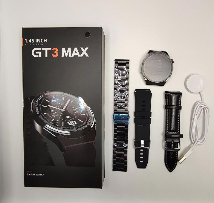 Gt 3 max 1.45 inç ekran 44mm yuvarlak metal kasa ios android uyumlu akıllı saat kolaymagza ,klolay magza, km , km tech, km technology, toptan telefon aksesuarları, toptan, Kolaymagza, KolayMazga, KM technology, KM tech, toptan gsm, toptan ürünler, e-ticaret toptan, eminönü toptan, tahtakale, tahtakale toptan