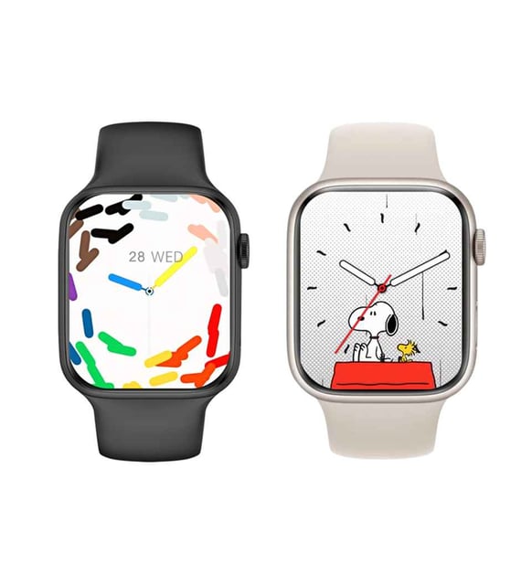 ساعة H12 Watch 9 الذكية بشاشة AMOLED مقاس 45 مم - ذاكرة داخلية وتصميم عالي الأداء