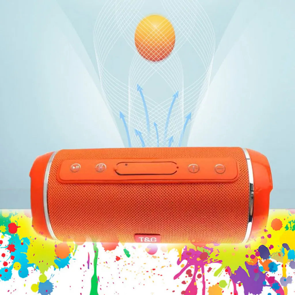 TG-116 su geçirmez fm radyo Sd kart Usb aux destekli taşınabilir 1200mah Bluetooth hoparlör