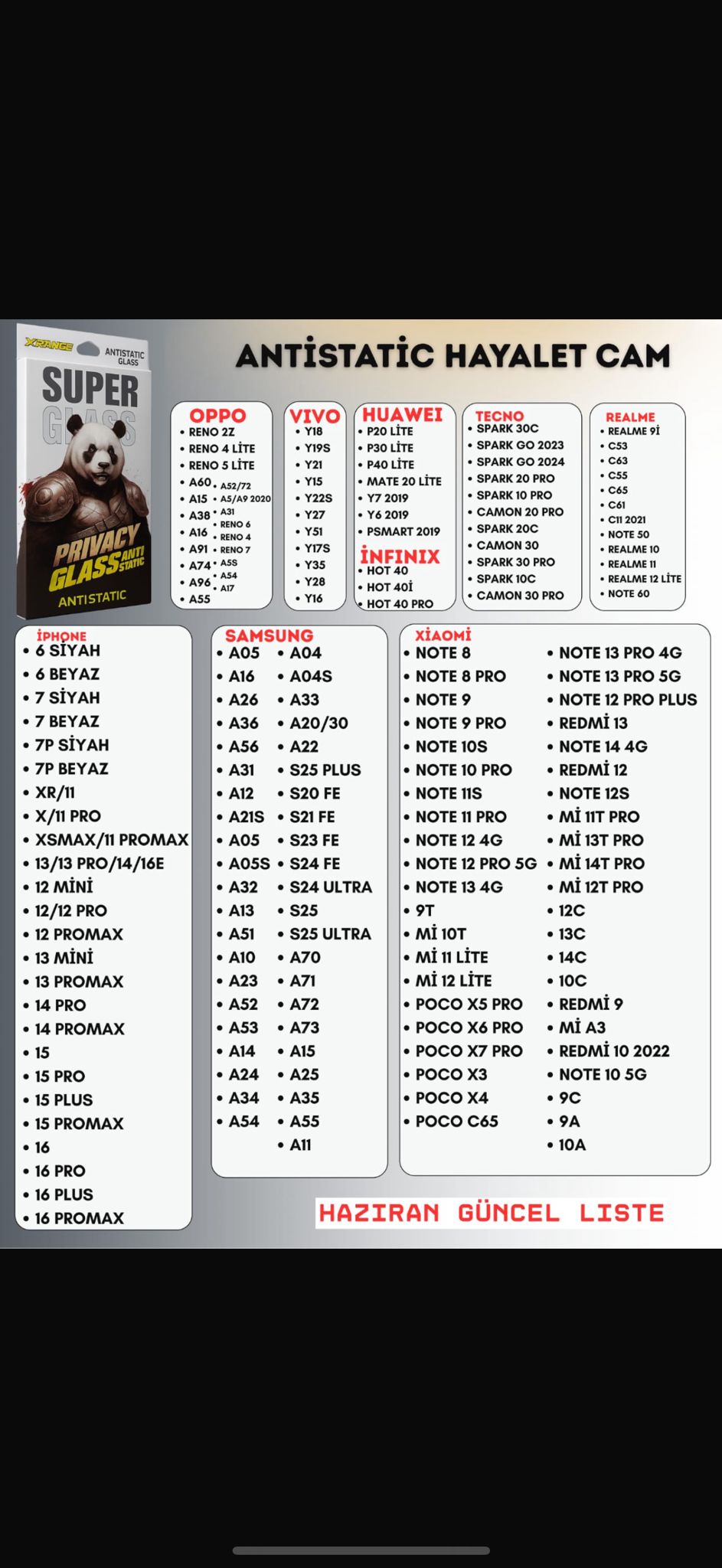 Tüm kılıflar (WhatsApp liste alın)