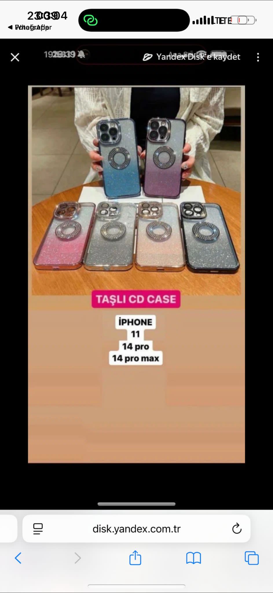 Tüm kılıflar (WhatsApp liste alın)
