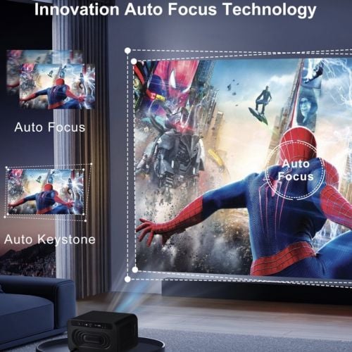 R11 4K Ultra HD Projector – Home Cinema Experience with Android 9.0, 8000 Lumens, 5G Wi-Fi and Bluetooth Support1 - G3N