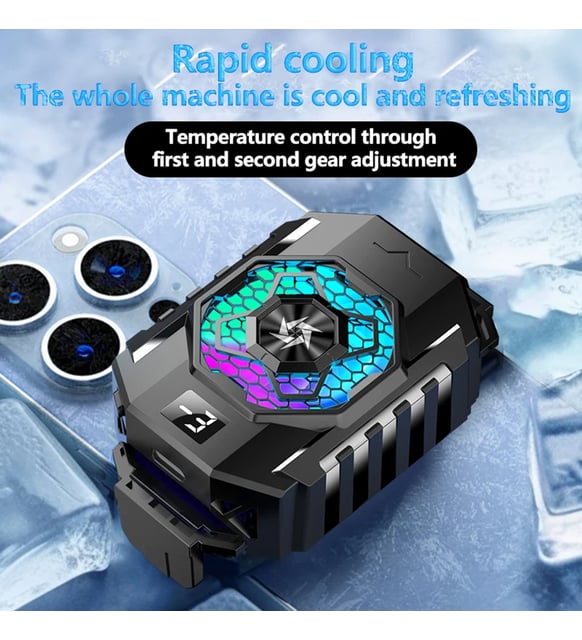 SL-31 phone cooler – magnetic and gradual temperature adjustment fan with LED display - G3G