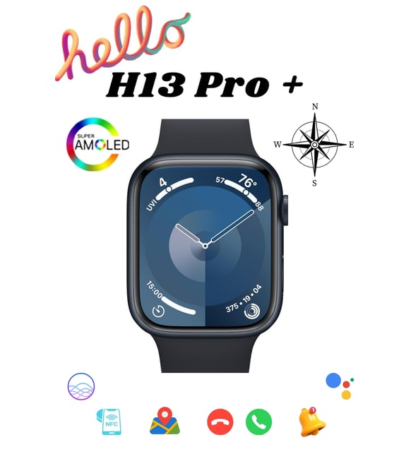 H13 PRO+ 41mm Akıllı Saat - Şık Tasarım, Gelişmiş Teknoloji ve Üstün Performans