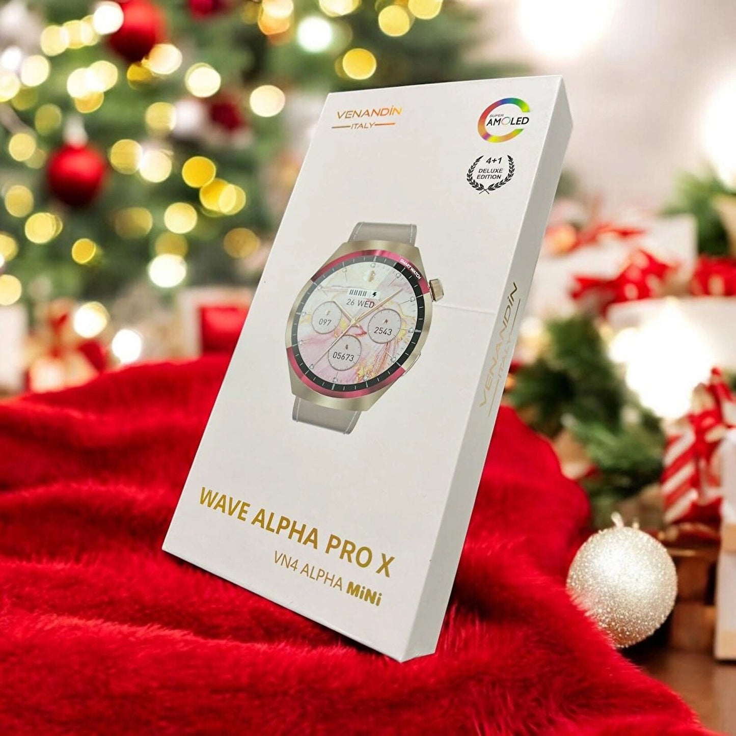 Venandin Wave Alpha Pro X 41mm AMOLED Akıllı Saat – Şık Tasarım, Bluetooth Arama, Spor & Sağlık Takibi, Uzun Pil Ömrü