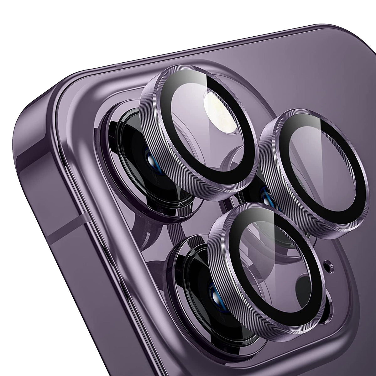 iPhone camera protector flat lens (10 pieces - mixed colors) - C1B