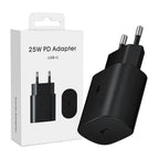 25w typeC çıkışlı süper hızlı şarj destekli adaptör şarj başlık - S1E - KolayMagza KM Technology