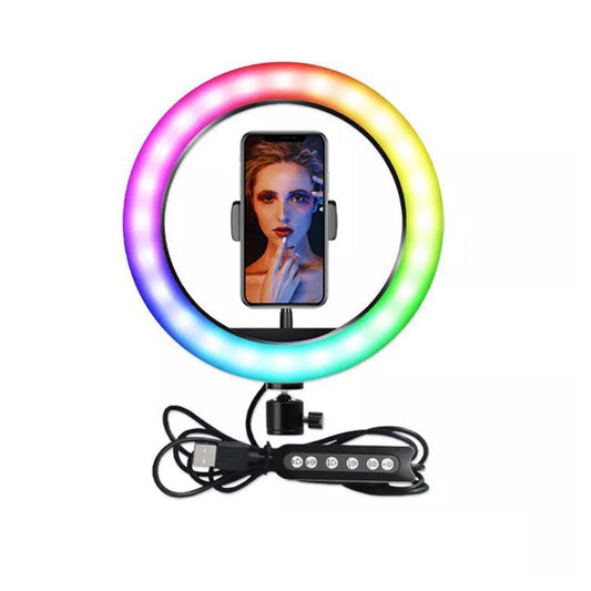 Mj33 - 14 inch (33cm) RGB LED Selfie Light with Tripod