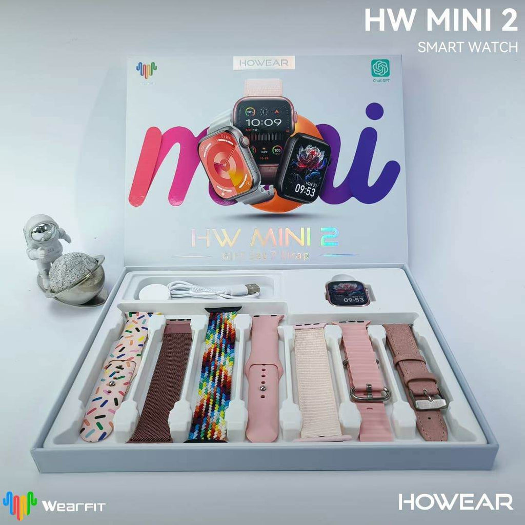 Hw mini2 41mm 1,75 inç chatgbt yapay zeka destekli 7 kordonlu akıllı saat - A2X - KolayMagza