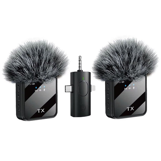 F11-2 kablosuz tx çift yaka mikrofonu | type-c + lightning + 3.5mm jak girişli | 3'ü 1 arada üniversal wireless mikrofon seti kolaymagza ,klolay magza, km , km tech, km technology, toptan telefon aksesuarları, toptan, Kolaymagza, KolayMazga, KM technology, KM tech, toptan gsm, toptan ürünler, e-ticaret toptan, eminönü toptan, tahtakale, tahtakale toptan