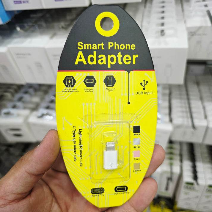 (10 adet) Lightning to micro usb dönüştürücü aparat - D2BA - KolayMagza