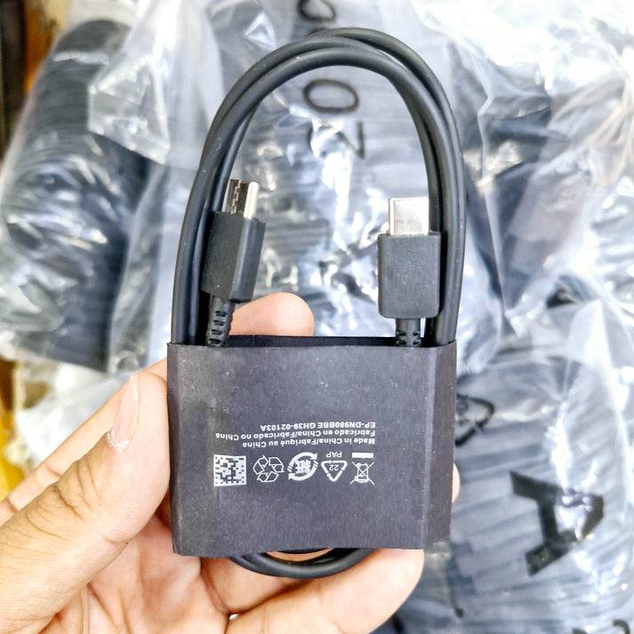 Kutusuz Orj. 5a typec to typec süper hızlı destekli 1 metre şarj kablosu - S3C - KolayMagza