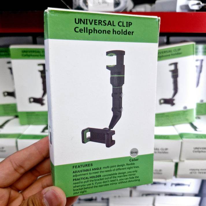 Dikiz aynaya takılan 360 derece ayarlanabilir vakumlu araç içi telefon tutucu re-03 - R1B - KolayMagza