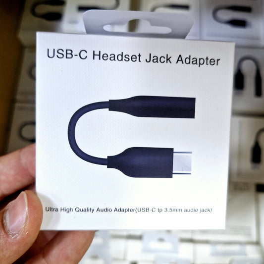 Typec to jak aux kulaklık dönüştürücü ses adaptörü