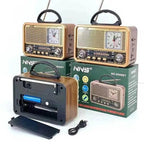 Nns ns-8898bt masa üstü saatlı nostaljik usb/tf/am/fm/radyo destekli bluetooth hoparlör - H3O - KolayMagza KM Technology