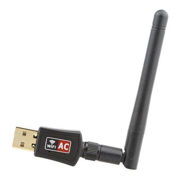 Usb 2.0 wireless 802.11 wifi adaptör - 600 mbps yüksek hızlı internet bağlantısı yd-35 - D2A - KolayMagza