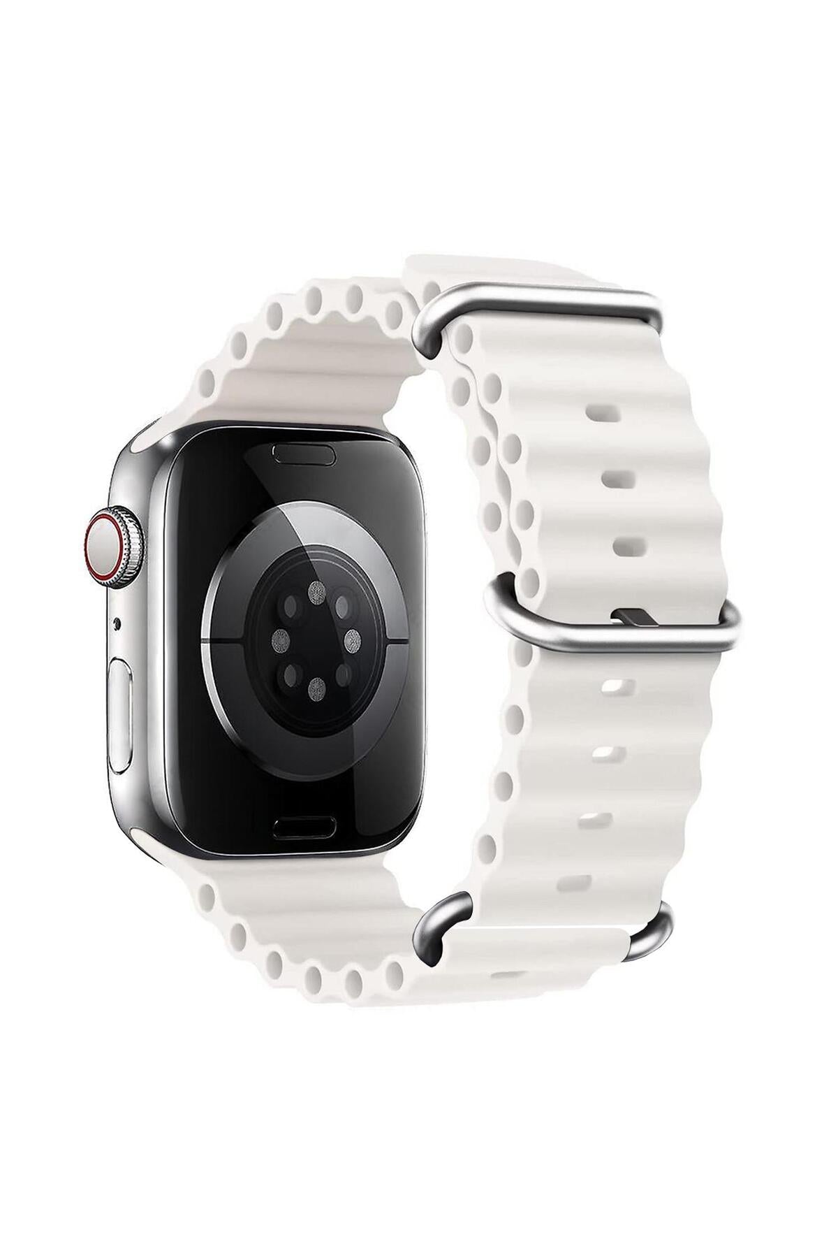 ( 5 adet ) Watch Uyumlu Ocean Band Silikon akıllı saat tırtıklı Kordon