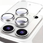 (5 adet) iPhone Uyumlu Temperli Cam Kamera Lens Koruyucu - Şeffaf ve Çizilmeye Dayanıklı Tam Koruma Seti CAMCI