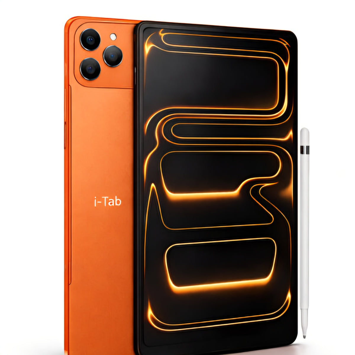 i-Tab Pro Max Plus 10.1" Turuncu Tablet, Aksesuarlı LENSUN