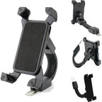 Motosiklet ayna yerine takılan 360 derece döner vakumlu telefon tutucu - R1D - KolayMagza