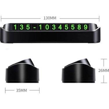 Araç içi numaratör aç kapa sistemli gizlenebilr - G2W - KolayMagza