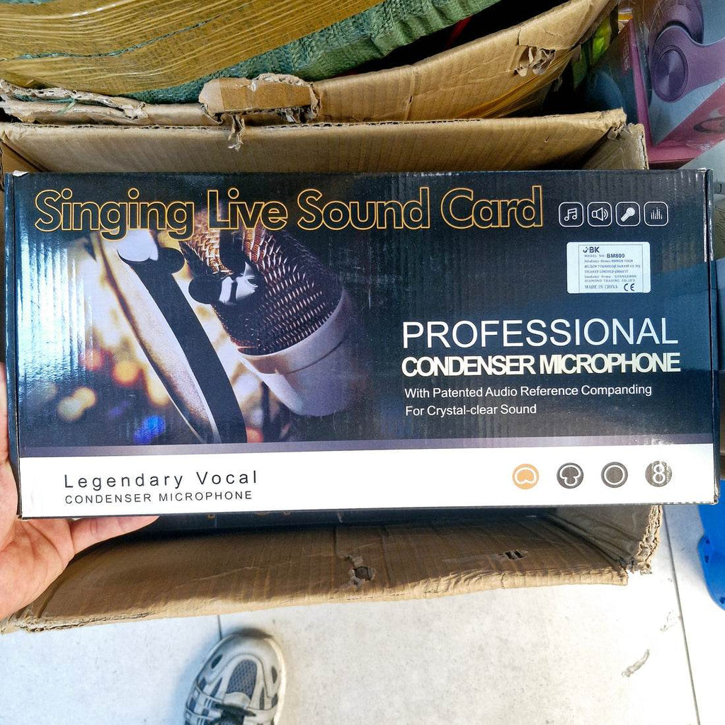 Pazeriz profesyonel stüdyo ses kayıt ve podkast mikrofonu bm800 - G2E - KolayMagza