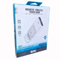 10,000 mah magnatik magsafe 15w kablosuz ve pd 22,50w+qc kendisinden kablolu hızlı şarj destekli powerbank mg-g168
