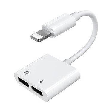 Lightning 2in1 çoğaltıcı kulaklık ve şarj dönüştürücü - D1F