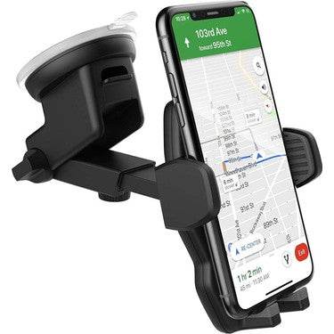 Long neck uzayabilen boyunlu cama yapışan vantuzlu vakumlu araç telefon tutucu - R1G - KolayMagza