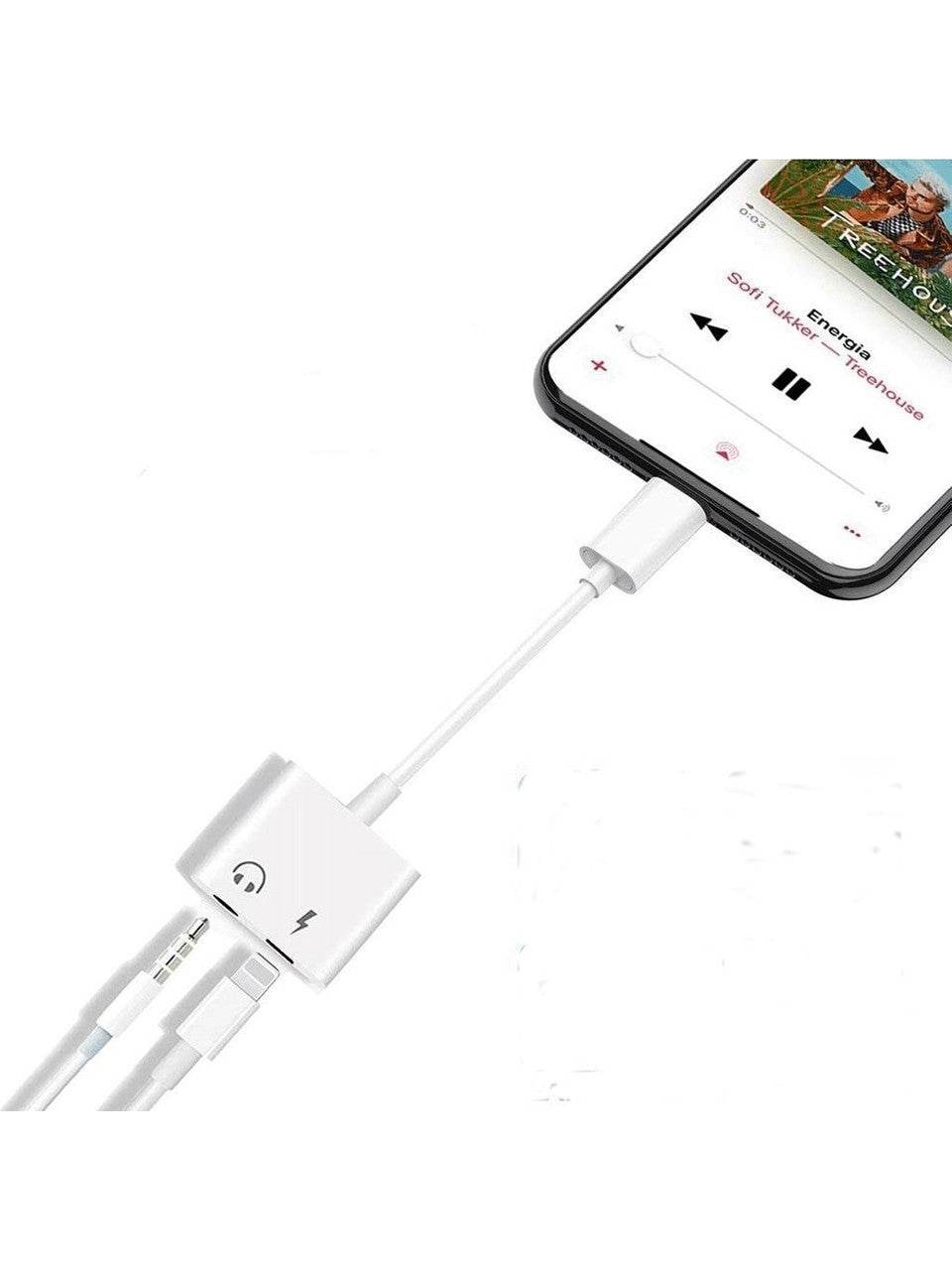 Lightning 2si1 lightning ve 3,5mm jak 2li dönüştürücü - D1G - KolayMagza