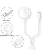 2si1 arada usb girişli lightning ve aple watch şarj etme kablosu - S2X - KolayMagza