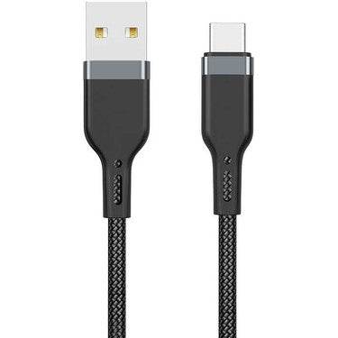 Lk-229 usb typec örgülü hasır şarj kablosu 4,6a 25w - S2DB - KolayMagza