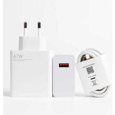 Xaomi 67w saniyeli turbo destekli usb çıkışlı başlık ve usb typec şarj seti - S2R - KolayMagza