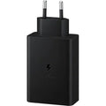 65W PD Üçlü Hızlı Şarj Adaptörü - Super Fast Charging Destekli, 2x Type-C 1x USB-A 3 Portlu Şarj Başlığı (Siyah) ÖZEL