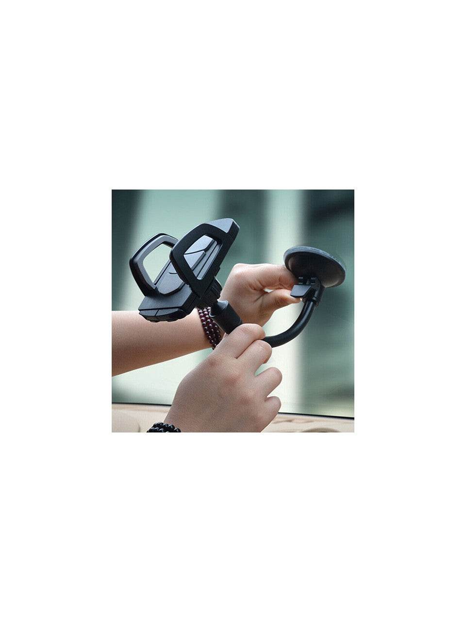 Cama yapışan vantuzlu vakumlu araç telefon tutucu - R1H - KolayMagza