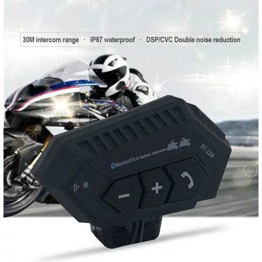 Universal su geçirmez kask interkom mikrofonlu bluetooth kulaklığı bt-12b - G2N - KolayMagza