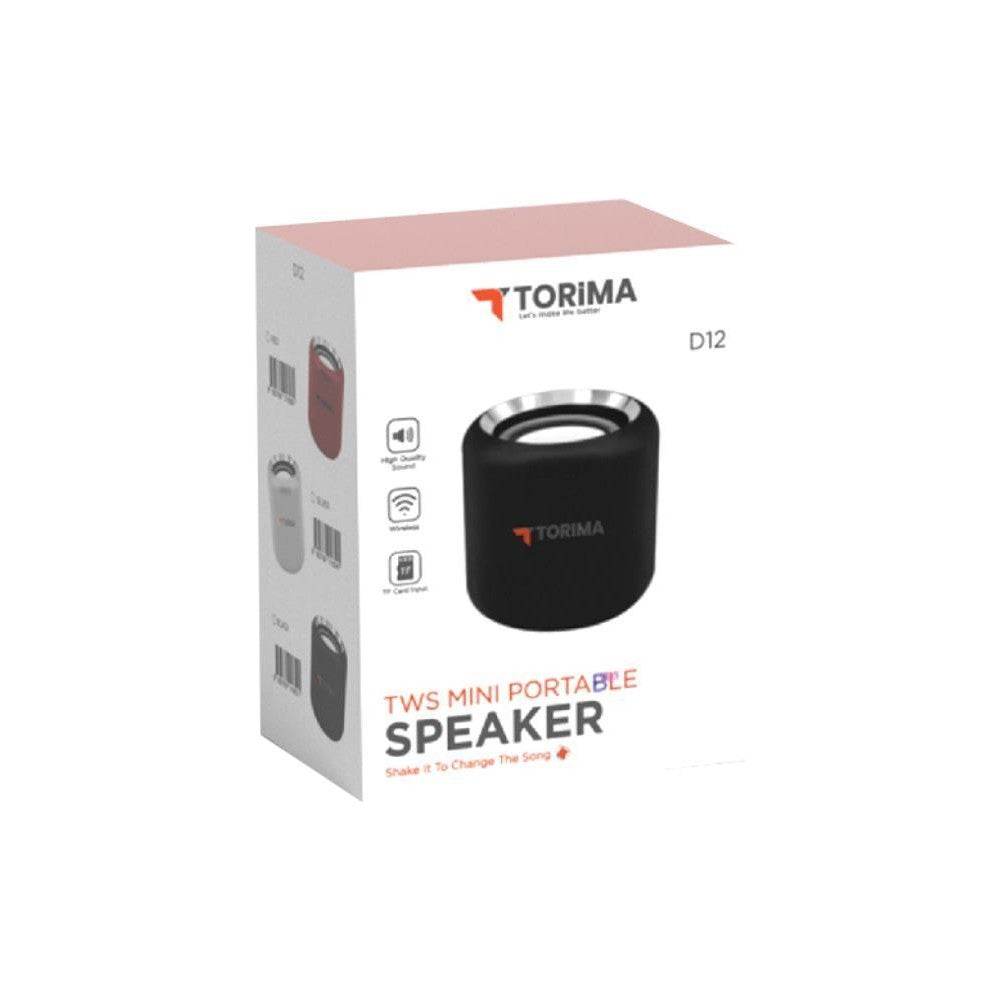 Mini portable hoparlör yüksek ses kalitesi kablosuz tf kart destekli d12 - H2V - KolayMagza