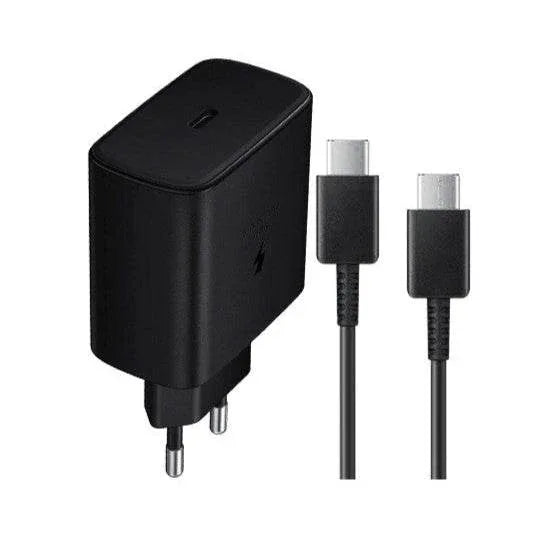 45w süper hızlı typec çıkışlı başlık adaptör ve typec to typec 1m kablo pd şarj set - S2P - KolayMagza KM Technology