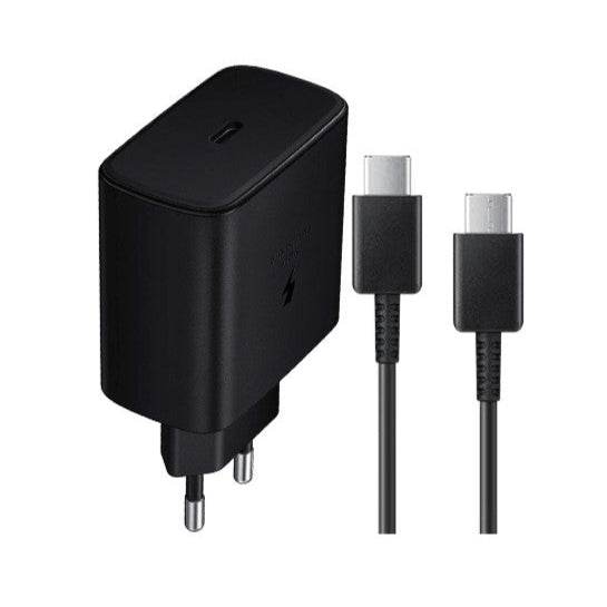 Logosuz 45w süper hızlı typec çıkışlı başlık adaptör ve typec to typec 1m kablo pd şarj set - S2P - KolayMagza