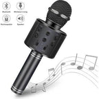 Karaoke mikrofonlu bluetooth aux usb hafıza kart destekli hoperlör - H1N - KolayMagza