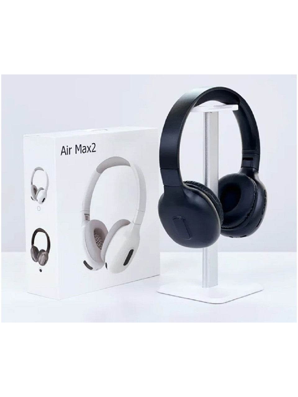 Air max 2 bluetooth kafa üstü kulaklık – sd kart destekli, tuş kontrollü kablosuz müzik keyfi! - U1P - KolayMagza