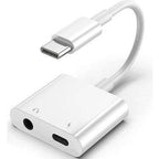 Typec 2in1 çoğaltıcı kulaklık jak ve typec şarj dönüştürücü