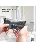 Typec 2in1 çoğaltıcı kulaklık jak ve typec şarj dönüştürücü - D1K - KolayMagza