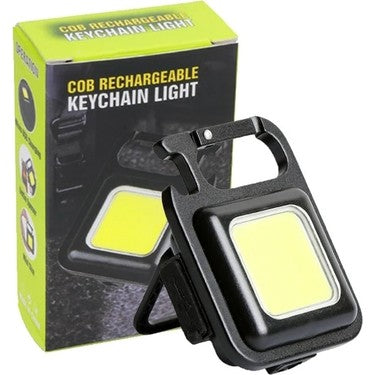 3-in-1 magnetic emergency camping LED flashlight, keychain and bottle opener, rechargeable - G6A