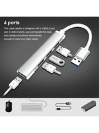 Usb girişli 4ü1 arada usb hub çoğaltıcı jh-113 - D1W - KolayMagza