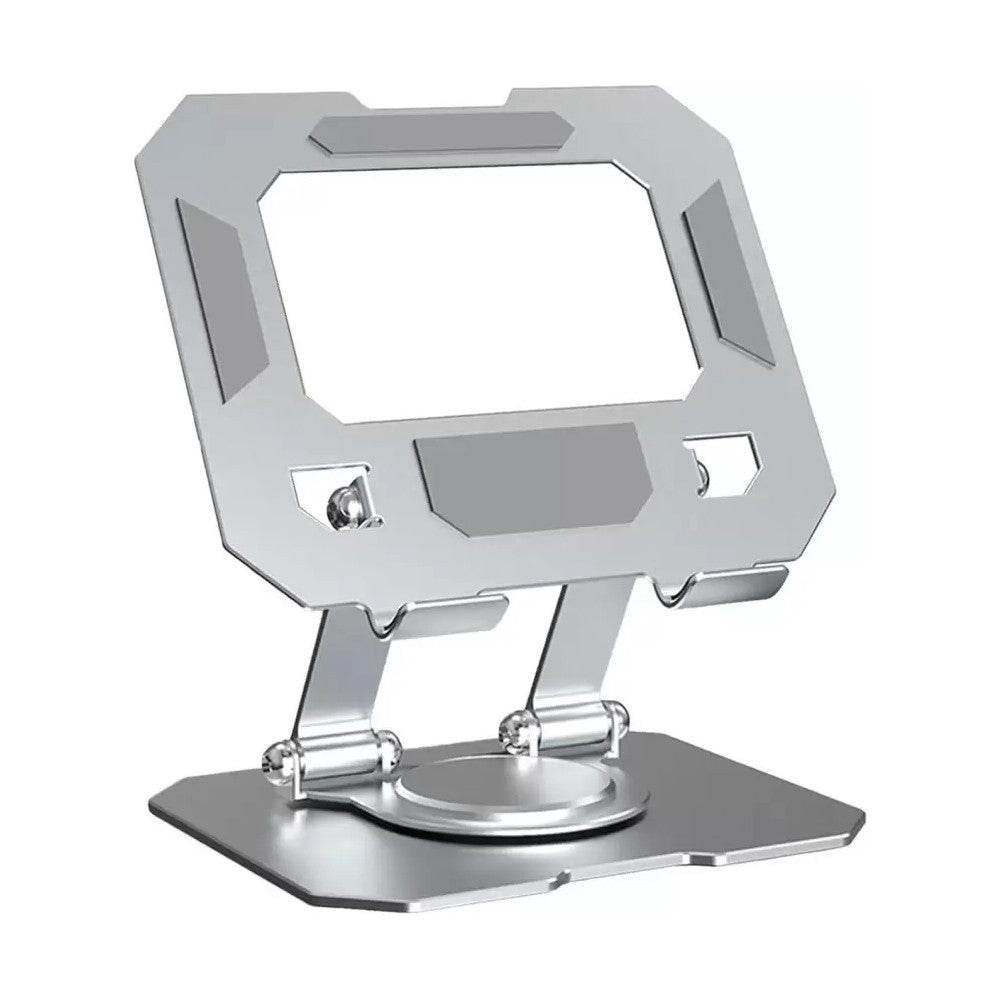 Foldable metal tablet stand | 360° döner, katlanabilir ayarlanabilir tutucu | tüm tablet modelleri ile uyumlu - N1L - KolayMagza